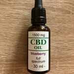 CBD olaj Bueberry 30ml 1500mg szállítással fotó
