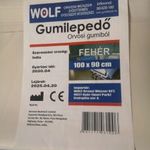 GUMILEPEDŐ 90 X 100 cm FEHÉR (MATRACVÉDŐ) fotó