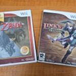 Nintendo WII The legend of Zelda Twilight Princess + Link's crossbow training fotó