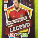 Panini 2022 Qatar World Cup Busquets legend kártya fotó