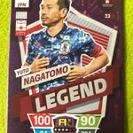 Panini 2022 Qatar World Cup Nagatomo legend kártya fotó