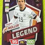 Panini 2022 Qatar World Cup Müller legend kártya fotó