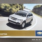 Chevrolet Captiva kezelési útmutató kézikönyv gyári kiadás 2007 fotó