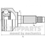 Suzuki SX4 Féltengelycsukló Bal Jobb 44101-58J10 fotó