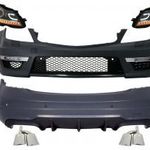 Alkalmas a MERCEDES C-osztályú W204 C204 Facelift C63 Design komplett külső karosszériakészlethez... fotó