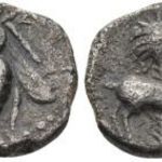 Fönícia, Arados i.e. 174-110 Drachma, ókori ezüst fotó