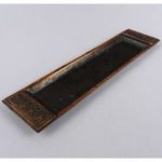 1V846 Iparművészeti íróasztali kellék névjegykártyatartó tálca 28 x 7 cm fotó