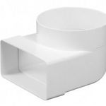 Awenta KP55-23 lapos csatorna 55X110 mm függőleges átalakító idom 90° fotó