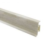 Szegőléc laminált padlóhoz PVC, 10456-6014 milas, kábelcsatornás 2500 x 52 x 22 mm fotó