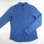 EREDETI CALVIN KLEIN SLIM FIT (M) ELEGÁNS *EXCLUSIVE* HOSSZÚ UJJÚ FÉRFI *MINŐSÉGI* FARMERKÉK ING fotó