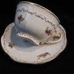 Zsolnay porcelán teáscsésze + alj fotó