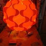 retro régi ritka IKEA Fillsta orange asztali lámpa Gunner Jensen fotó