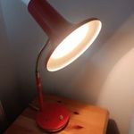 Régi retro nagy méretű Szarvasi gégecsöves fém asztali lámpa mid century. fotó