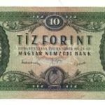 10 Forint 1949 EF Egyszer hajtott fotó