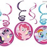 Én kicsi pónim Rainbow Sparkle szalag dekoráció 6 db-os szett fotó