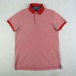 EREDETI TOMMY HILFIGER (M) SPORTOS ELEGÁNS RÖVID UJJÚ *NAGYON EXTRA* FÉRFI *MINŐSÉGI* GALLÉROS PÓLÓ fotó