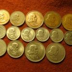 Dél-Afrika 15 féle 1, 2, 5, 10, 20 centes egyben /más évszám vagy South-Suid/ fotó
