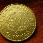 Finnország nagy ezüst 500 márka 1952 Olimpia 12 gramm 32 mm fotó