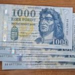 2015. 1000 Forint DB sorozat (4 db sorszámkövető aUNC bankjegy) 4 db sorszámkövető bankjegy, kivál fotó