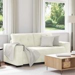krém bársony loveseat kanapé 140 cm fotó
