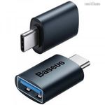 BASEUS Ingenuity adapter - SÖTÉTKÉK - Type-C / USB aljzat, 10 Gbps, OTG, adatátvitel és töltés - ... fotó