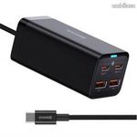 BASEUS GaN3 Pro hálózati töltő - 2x Type-C, 2x USB aljzat, QC 3.0, PD4.0 gyorstöltés támogatás, m... fotó