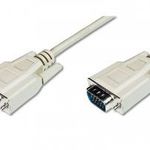 Assmann VGA Monitor connection cable, HD15 1, 8m Beige AK-310100-018-E Kiegészítő, Kellék Kábel fotó
