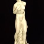 RÉGI DRASCHE PORCELÁN AKT SZOBOR fotó