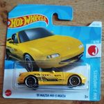 Hot Wheels Mazda MX-5 Miata 1991 - HW J-Imports 6/10 - 120/250 modell autó fotó