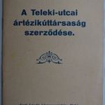 Makó, Teleki-utcai ártézi kút társaság szerződése, 1934 fotó
