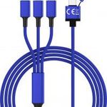 Smrter USB töltőkábel USB 2.0 USB-A dugó, USB-C? dugó, Apple Lightning dugó, USB mikro B dugó 1.2... fotó