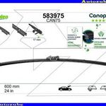 IVECO DAILY 6 2014.07-2019.04 Ablaktörlő lapát első oldalfüggetlen 1db/600mm (CAN75) ... fotó