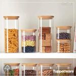 Tupperware Bambusz átlátszó tároló szett 3db ÚJ akciós áron fotó