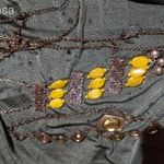 RETRO BIZSU CSOMAG DEKORATÍV DARABOK fotó