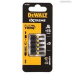 T15 x 5db 25mm-es IR Torziós csavarozóbit (DeWALT DT7380T-QZ) fotó