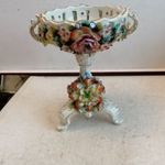 ANTIK ALTWIEN PORCELÁN TALPAS KÍNÁLÓ 16 CM fotó