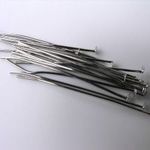 Szerelőpálca talpas 0, 8 x 45 mm 50 db antik ezüst fotó
