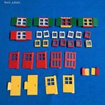 Lego City, Classic Town, Basic ajtó-ablak készlet 1. fotó