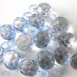 Akril, kék 15 x 8 mm, 15 db fotó