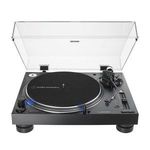 Audio-Technica AT-LP140XPBKEUK közvetlen hajtású professzionális fekete bakelit lemezjátszó fotó