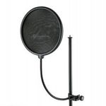 König & Meyer - popfilter 200 mm átmérőjű nejlon stúdió felvételekhez fekete fotó