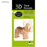 3D papírmodell Fridolin Francia bulldog fotó