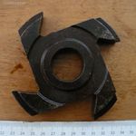 Régi faipari marótárcsa (F-3853) átm. 12 cm, 600 g fotó