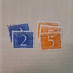 Hollandia bélyeg sorrészletek: Numerális 1946-1957 - "Van Krimpen" típus fotó