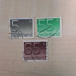 Hollandia bélyeg sorrészlet: 'Crouwel' számtípus 1976 fotó