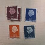 Hollandia bélyeg sorrészlet: Juliana királynő 1953-1967 fotó