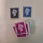 Hollandia bélyeg sorrészlet: Vilma királynő 1947-1948 fotó