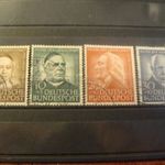 Német pecsételt sor 1953 MI 173-76 kat.ár 100 euro fotó