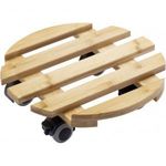 Metafranc WU0825330 Virágos kocsi Bambusz Terhelés (max.): 60 kg 74 mm Görgők száma 4 fotó