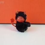 Csíptetős kezű ÖRDÖG retro kabala figura ! 7 cm-es trafikáru játék ! EXTRA fotó